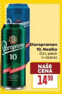 Billa Staropramen 10, Nealko nabídka