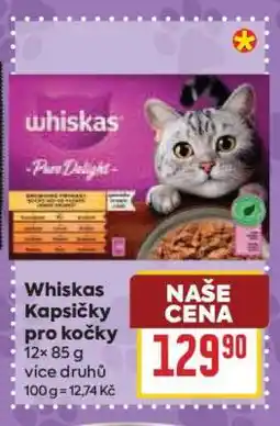 Billa Whiskas kapsičky pro kočky nabídka