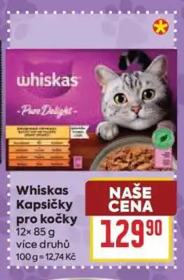 Billa Whiskas kapsičky pro kočky nabídka