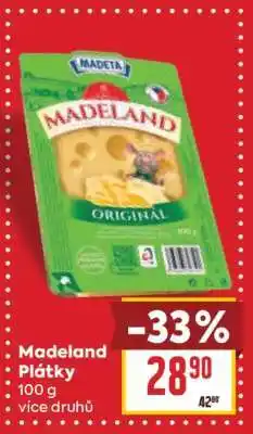 Billa Madeland plátky nabídka