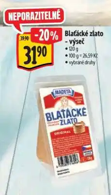 Albert Blaťácké zlato výseč nabídka