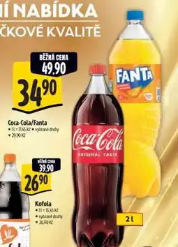 Albert Coca-Cola, Fanta nabídka