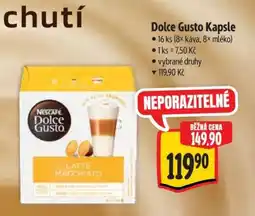Albert Dolce Gusto kapsle nabídka