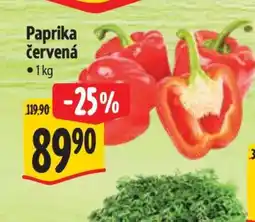 Albert Paprika červená nabídka