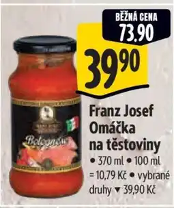 Albert Franz Josef Omáčka na těstoviny nabídka