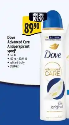 Albert Dove Advanced Care Antiperspirant sprej nabídka