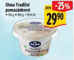 Albert Olma Tradiční pomazánkové nabídka