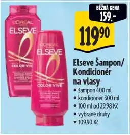 Albert Elseve Šampon, Kondicionér na vlasy nabídka