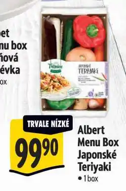 Albert Albert Menu box Japonské teriyaki nabídka