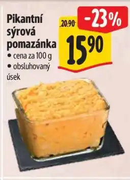 Albert Pikantní sýrová pomazánka nabídka