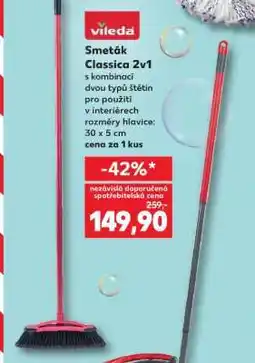 Kaufland Smeták Classica 2v1 nabídka