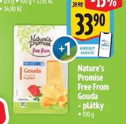 Albert Nature’s Promise Free from Gouda plátky nabídka