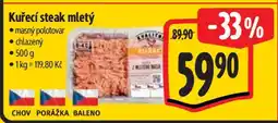 Albert Kuřecí steak mletý nabídka