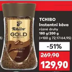 Kaufland TCHIBO instantní káva nabídka
