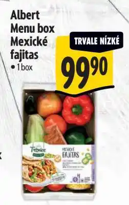 Albert Albert Menu box Mexické fajitas nabídka