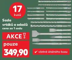 Kaufland Sada vrtáků a sekáčů nabídka