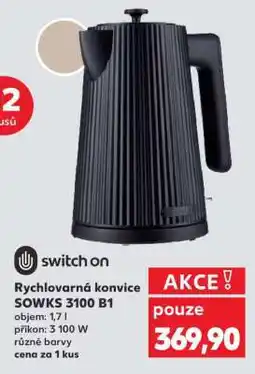Kaufland Rychlovarná konvice SOWKS 3100 B1 nabídka