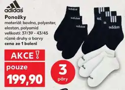 Kaufland Ponožky Adidas nabídka