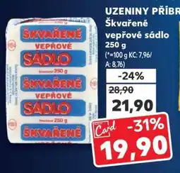 Kaufland Škvařené vepřové sádlo 250 g nabídka