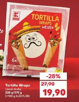Kaufland Tortilla Wraps nabídka