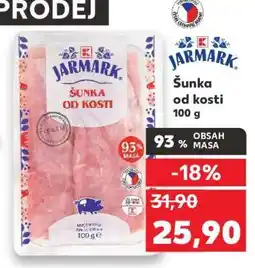 Kaufland Jarmark Šunka od kosti 100 g nabídka