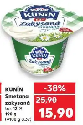 Kaufland KUNÍN Smetana zakysaná nabídka