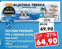 Kaufland MYLORD PREMIUM Filet z aljašské tresky bez kostí nabídka