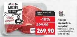 Kaufland Hovězí přední krk, podplečí nabídka