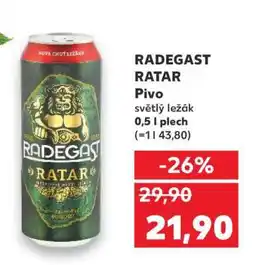 Kaufland Radegast Ratar nabídka