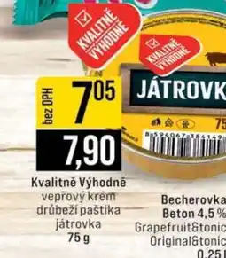 Jip Kvalitně Výhodně vepřový krém drůbeží paštika játrovka nabídka