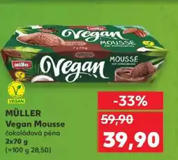 Kaufland MÜLLER Vegan Mousse čokoládová pěna nabídka