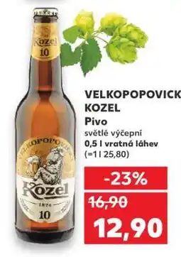 Kaufland Velkopopovický Kozel nabídka