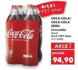 Kaufland COCA-COLA, COCA-COLA ZERO nabídka