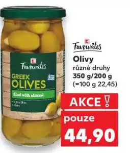 Kaufland Favourites Greek Olives nabídka