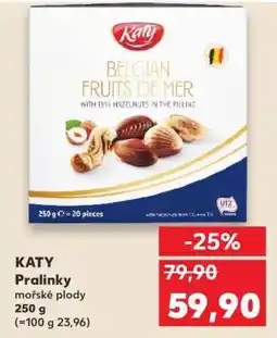 Kaufland KATY Pralinky mořské plody nabídka