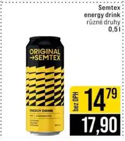 Jip Semtex Energy drink nabídka