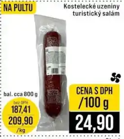 Jip Kostelecké uzeniny turistický salám nabídka