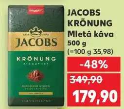 Kaufland JACOBS KRÖNUNG Mletá káva 500 g nabídka