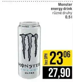 Jip Monster Energy drink nabídka