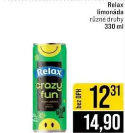 Jip Relax limonáda nabídka