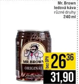 Jip Mr. Brown ledová káva nabídka