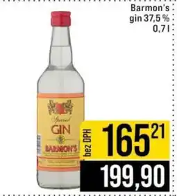 Jip Barmon's gin 37,5% nabídka
