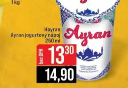 Jip Hayran Ayran jogurtový nápoj 250 ml nabídka
