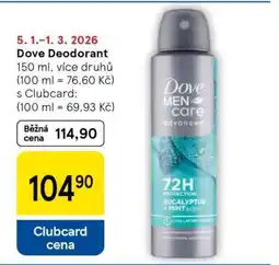 Tesco Dove Deodorant nabídka