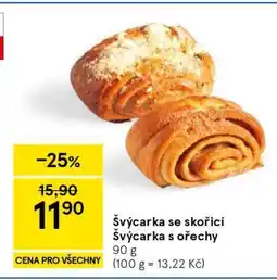 Tesco Švýcarka se skořicí / Švýcarka s ořechy nabídka
