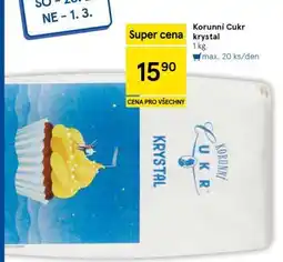 Tesco Korunní Cukr krystal nabídka