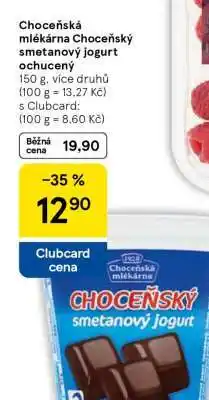 Tesco Choceňská mlékárna Choceňský smetanový jogurt ochucený nabídka