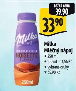 Albert Milka Mléčný nápoj nabídka