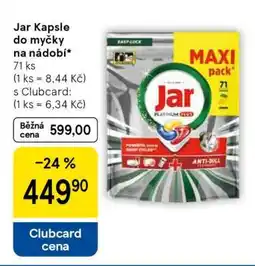 Tesco Jar kapsle do myčky na nádobí nabídka
