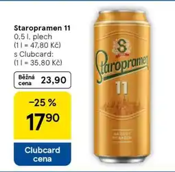 Tesco Staropramen 11 nabídka